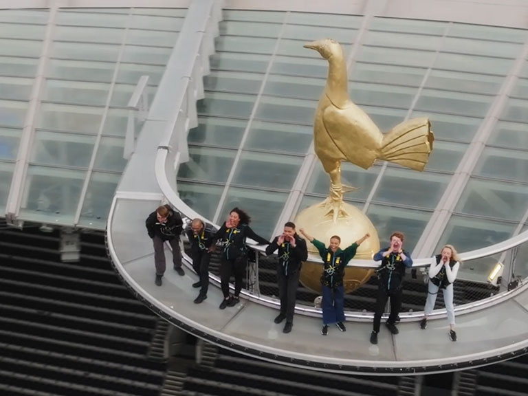 The Dare Skywalk トッテナム・ホットスパースタジアムを上空から楽しむ特別体験